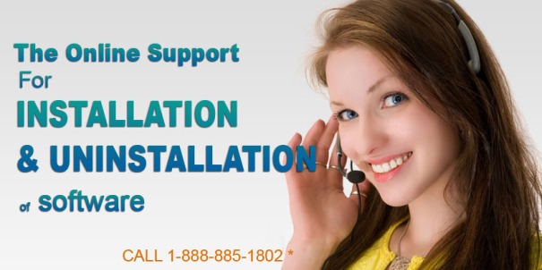 Online Support For Installation and uninstallation of software